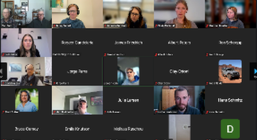 Screenshot of a Zoom meeting